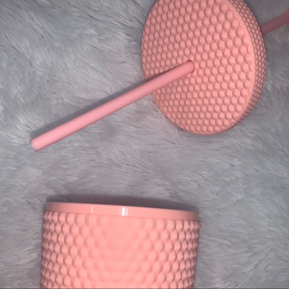 Matte Pink Starbucks Studded Tumbler - Picture 4 of 6